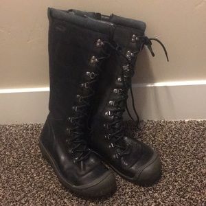 Keen leather knee high boot